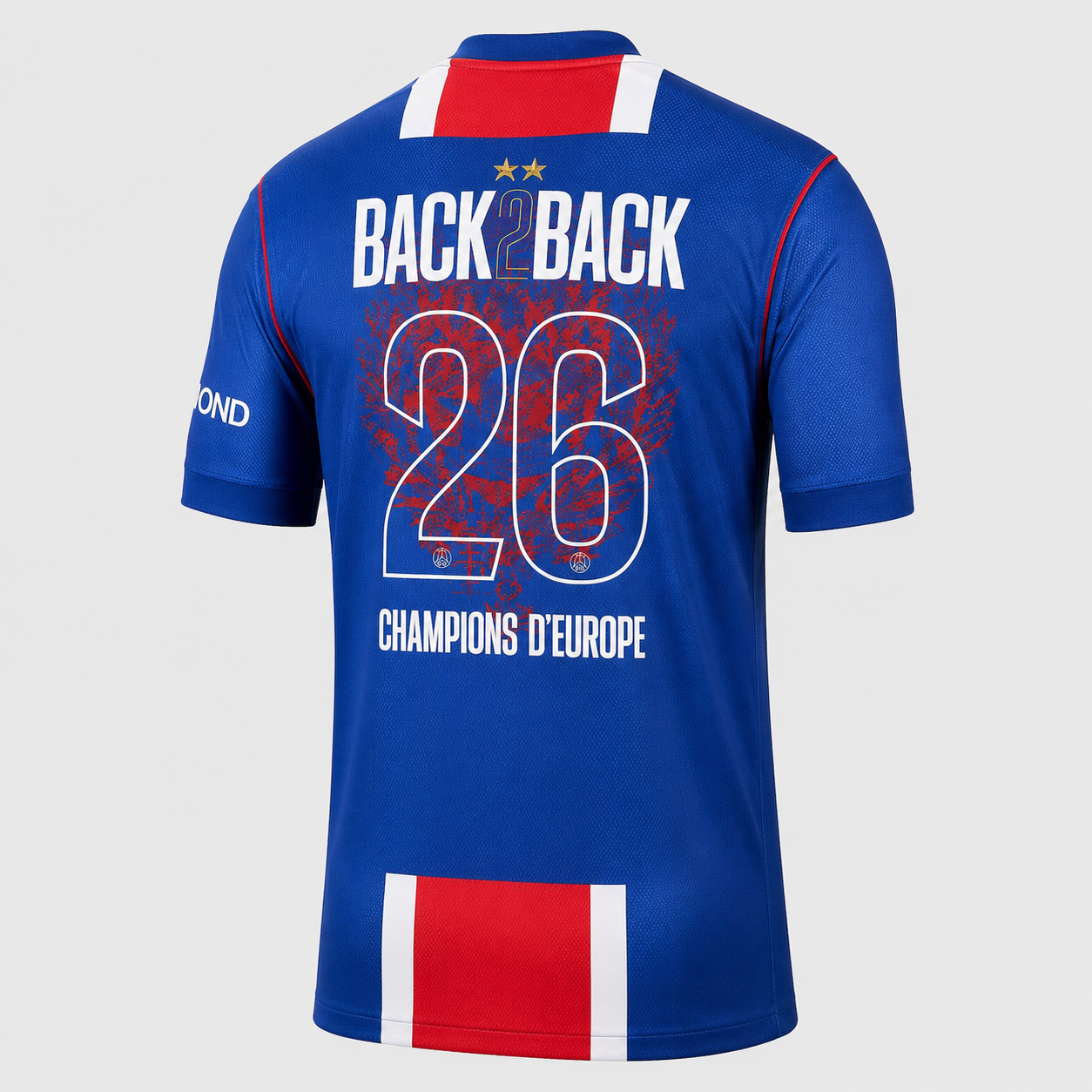 Maillot Paris Back 2 Back Bleu 2026